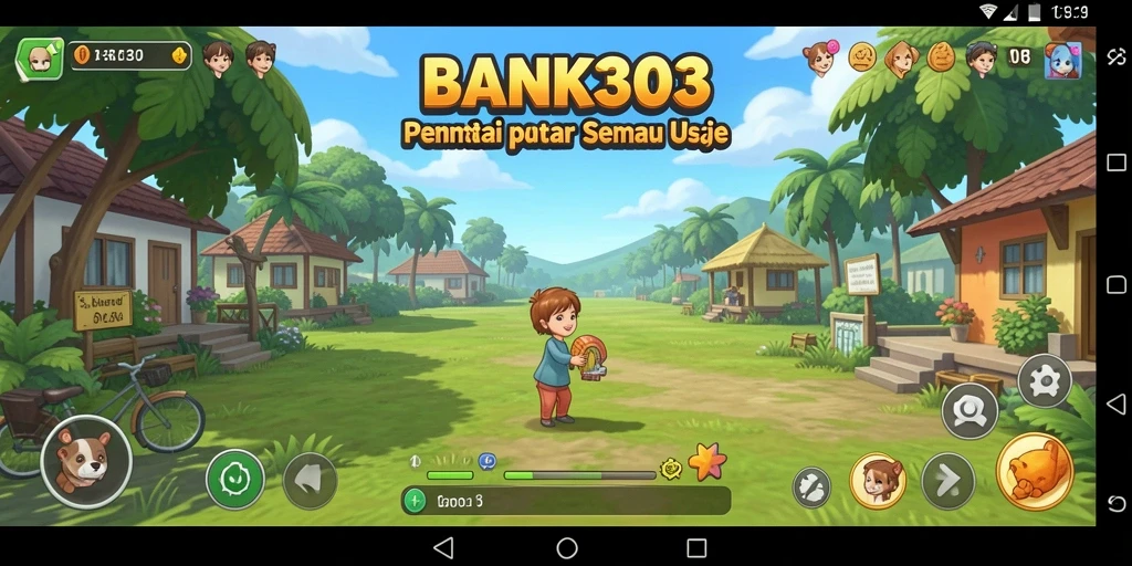 Screenshot gameplay BANK303, menunjukkan keseruan permainan Casual.