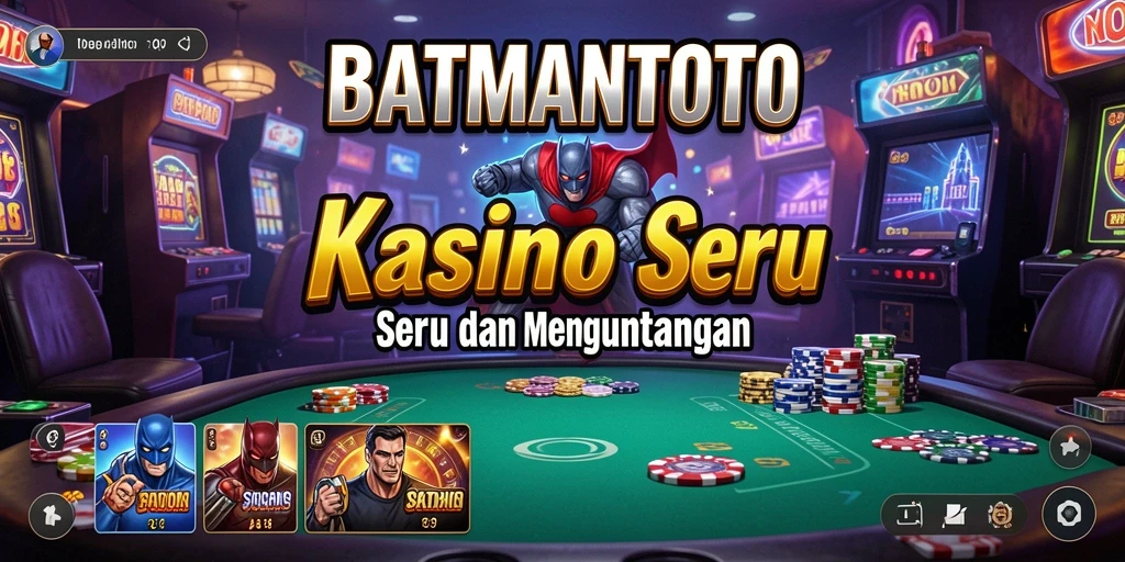 Screenshot utama BATMANTOTO menampilkan gameplay kasino yang mendebarkan.