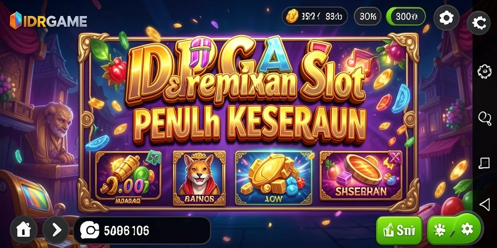 Screenshot gameplay IDRGAME yang menunjukkan keseruan bermain slot.