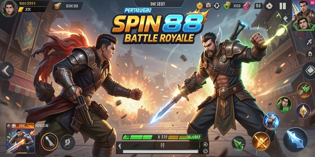 Gameplay mendebarkan di SPIN88 dengan pertempuran intens.