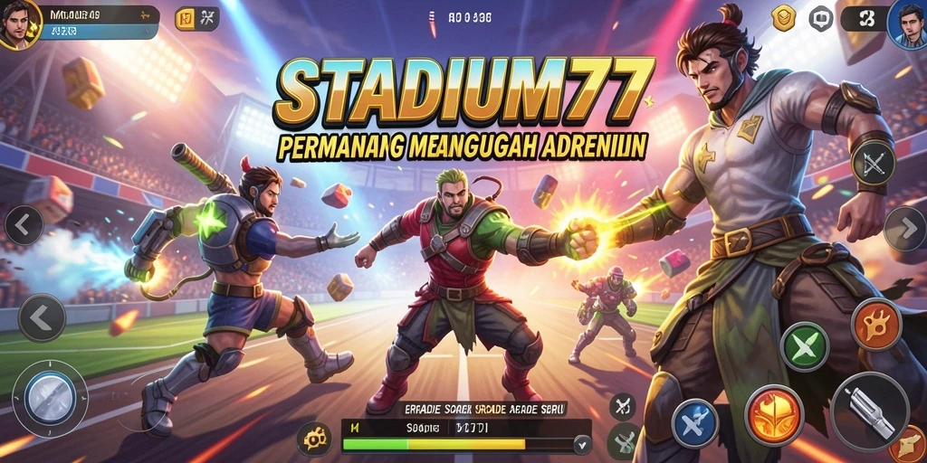 Tampilan gameplay STADIUM77 yang mendebarkan dan penuh aksi.