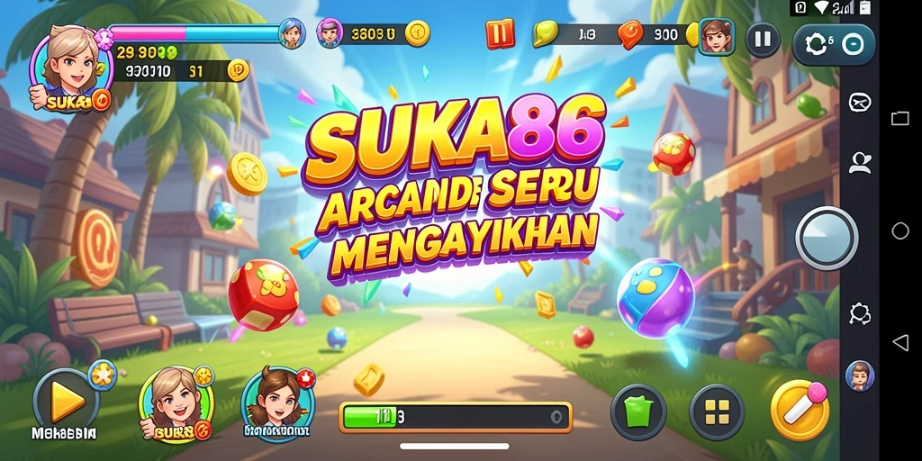 Screenshot gameplay SUKA86 menampilkan aksi seru dan level menantang.