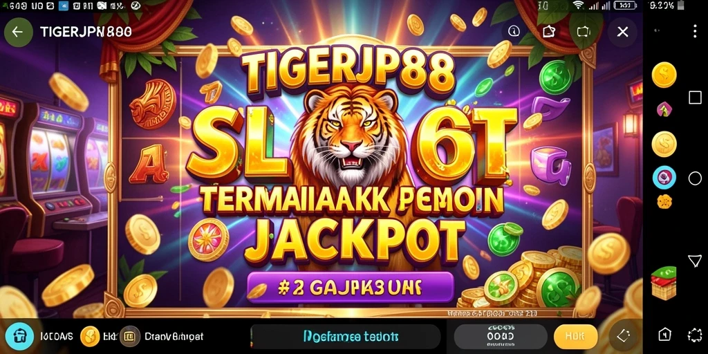 Tampilan gameplay Slot yang mendebarkan di TIGERJP88.