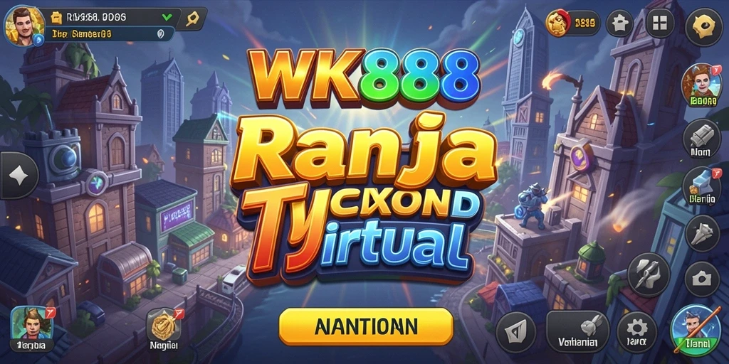 Tampilan menarik gameplay WK888 dengan elemen Tycoon.